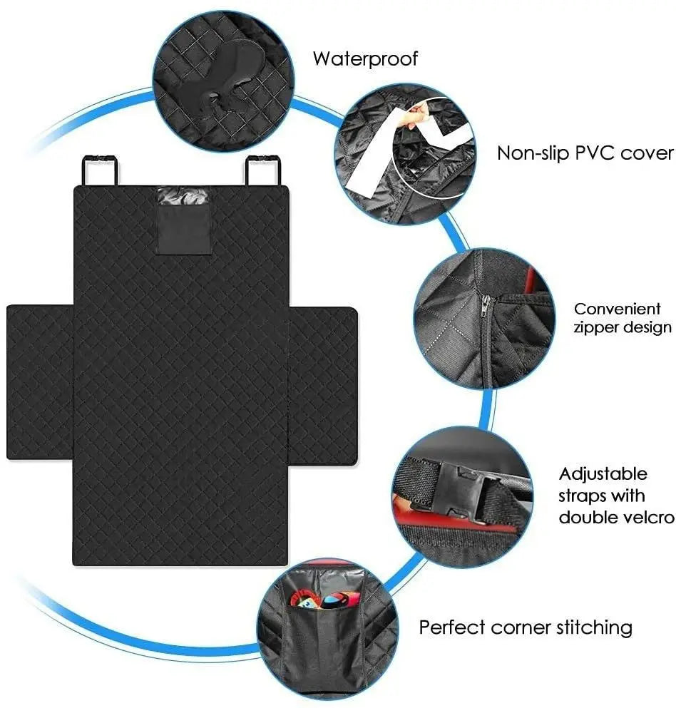 Waterproof Dog Car Boot Cover for All Cars – Durable, Wear-Resistant Liner with Easy Installation