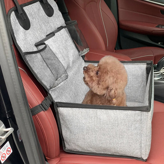 Dog Car Seat Cover & Carrier – Waterproof Folding Travel Hammock for Dogs