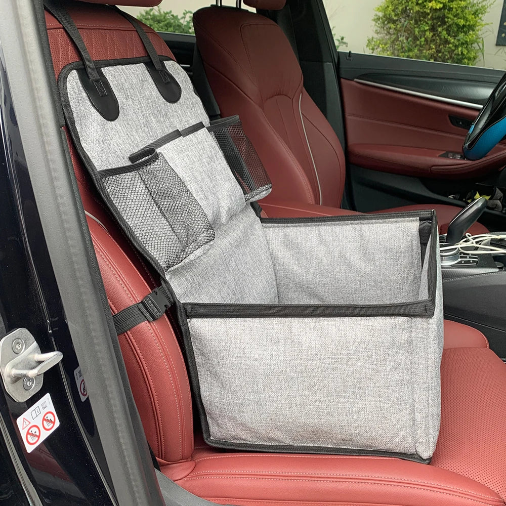 Dog Car Seat Cover & Carrier – Waterproof Folding Travel Hammock for Dogs