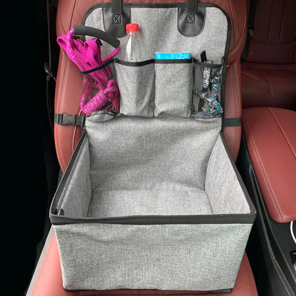 Dog Car Seat Cover & Carrier – Waterproof Folding Travel Hammock for Dogs